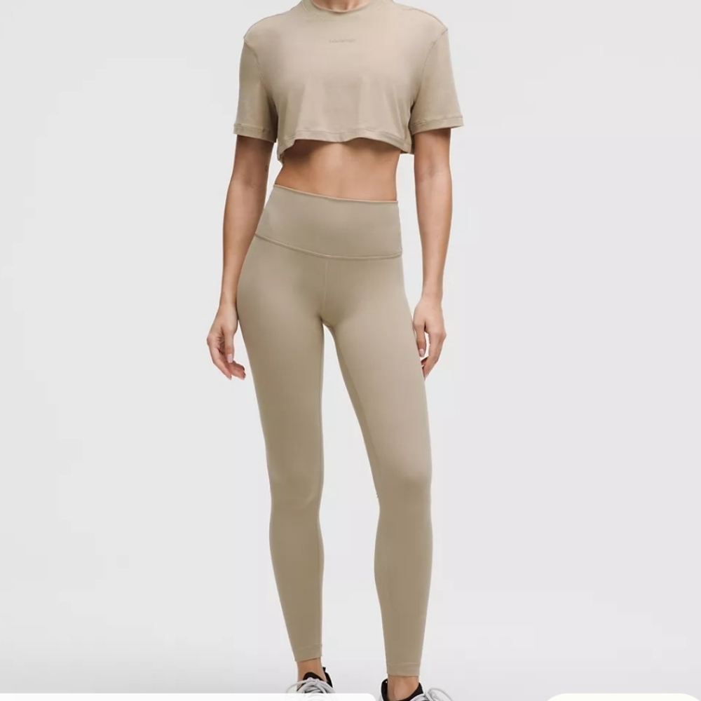 Lululemon S10 Wunder Train High rise Tight 28" Sheer Oak